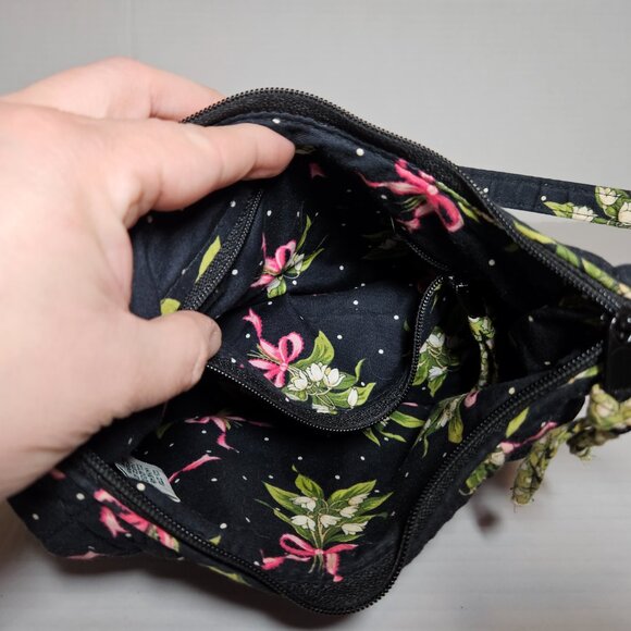 Vera Bradley Breast Cancer Tote Purse Shoulder Bag Retired pink ribbon USA Made - Picture 7 of 10